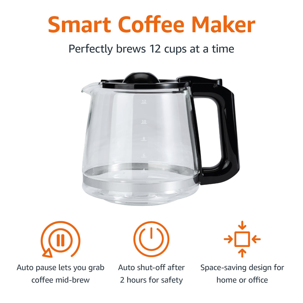 12 Cup Drip Coffee Maker with Glass Carafe Z86267
