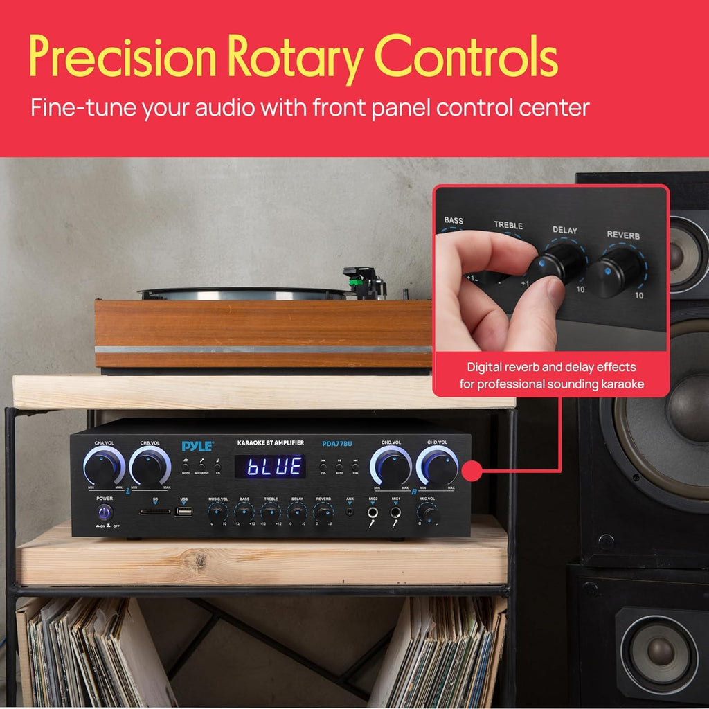 4 Channel 800 Watt Bluetooth Stereo Receiver T747548