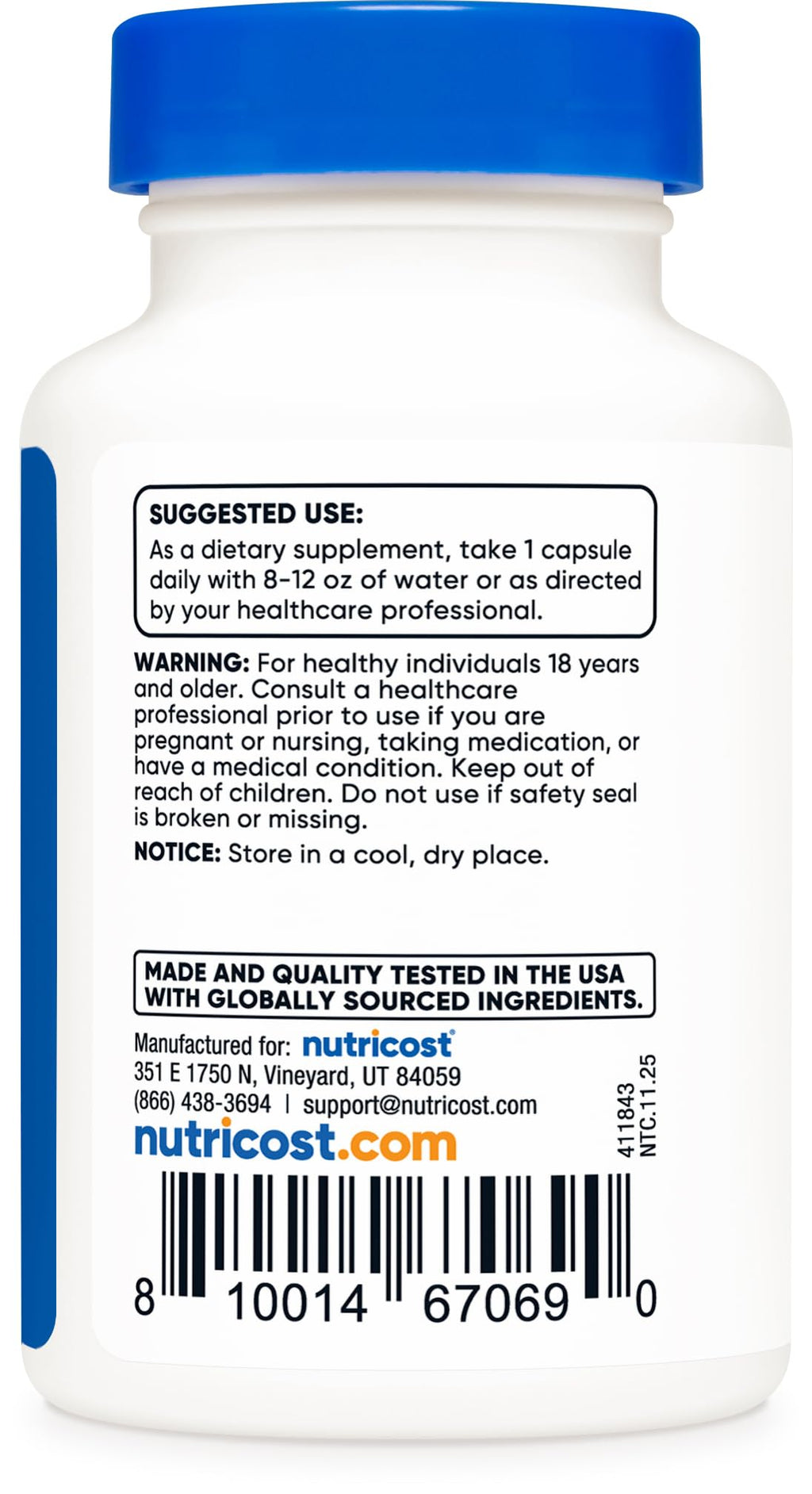 Tudca 500mg 30 Capsules Gluten Free D946438