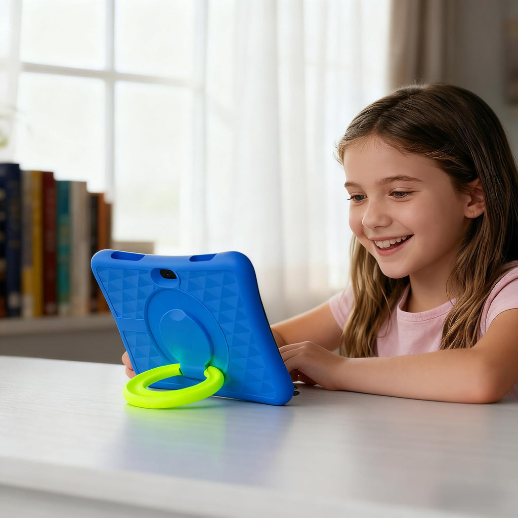 Kids Tablet 10 Inch Android 8GB RAM 32GB ROM Dual Camera 6000mAh with Case S562