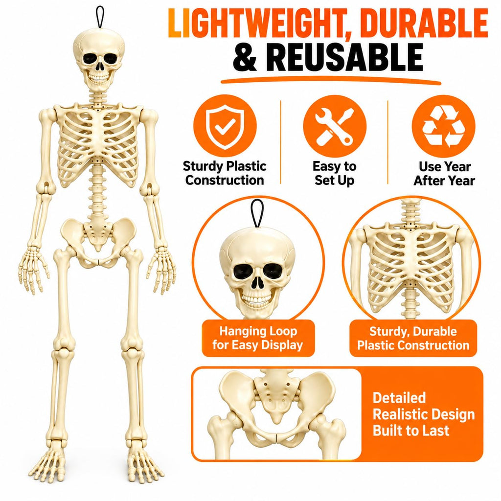 Posable Halloween Skeleton T43079