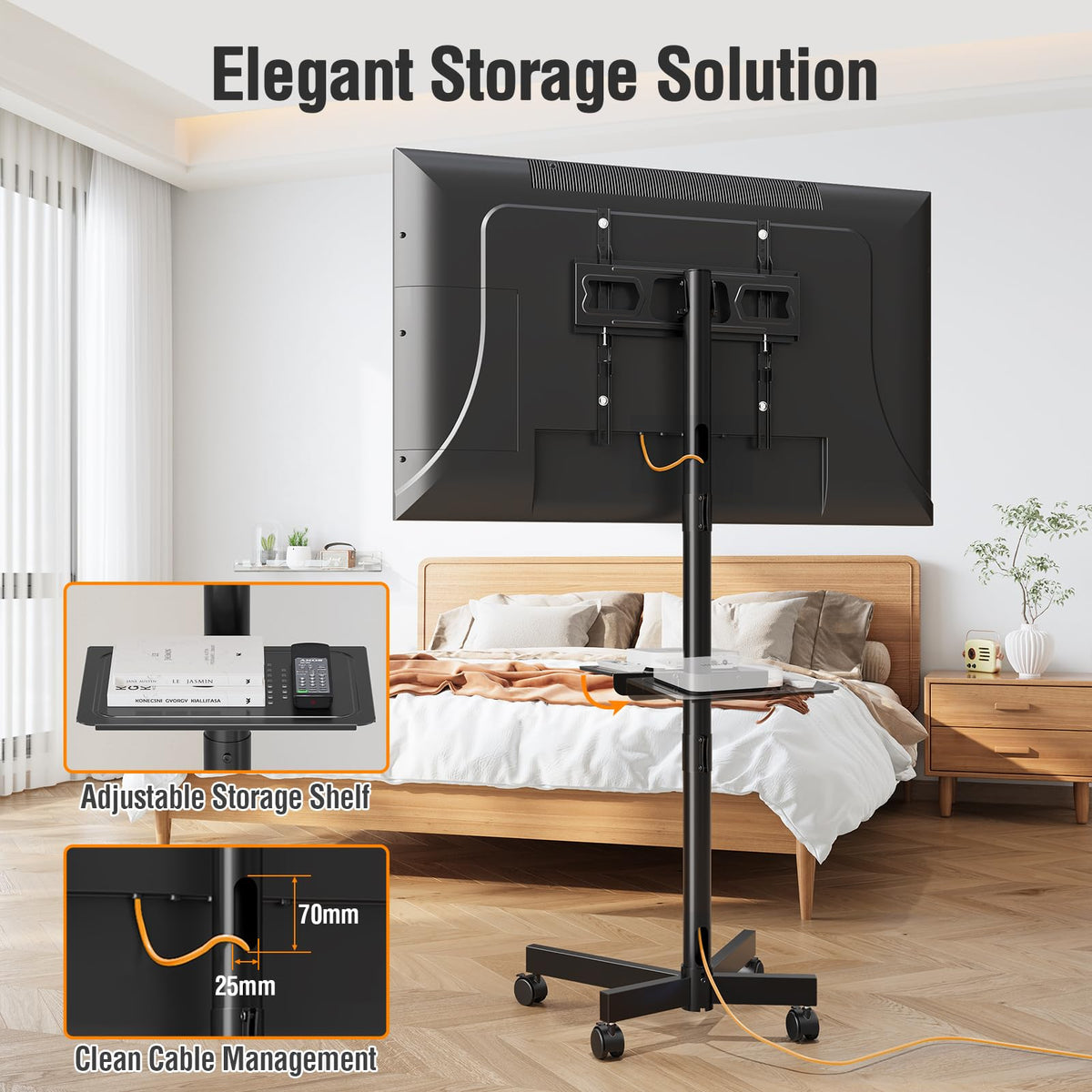 Mobile TV Stand for 23-60" TVs J895416