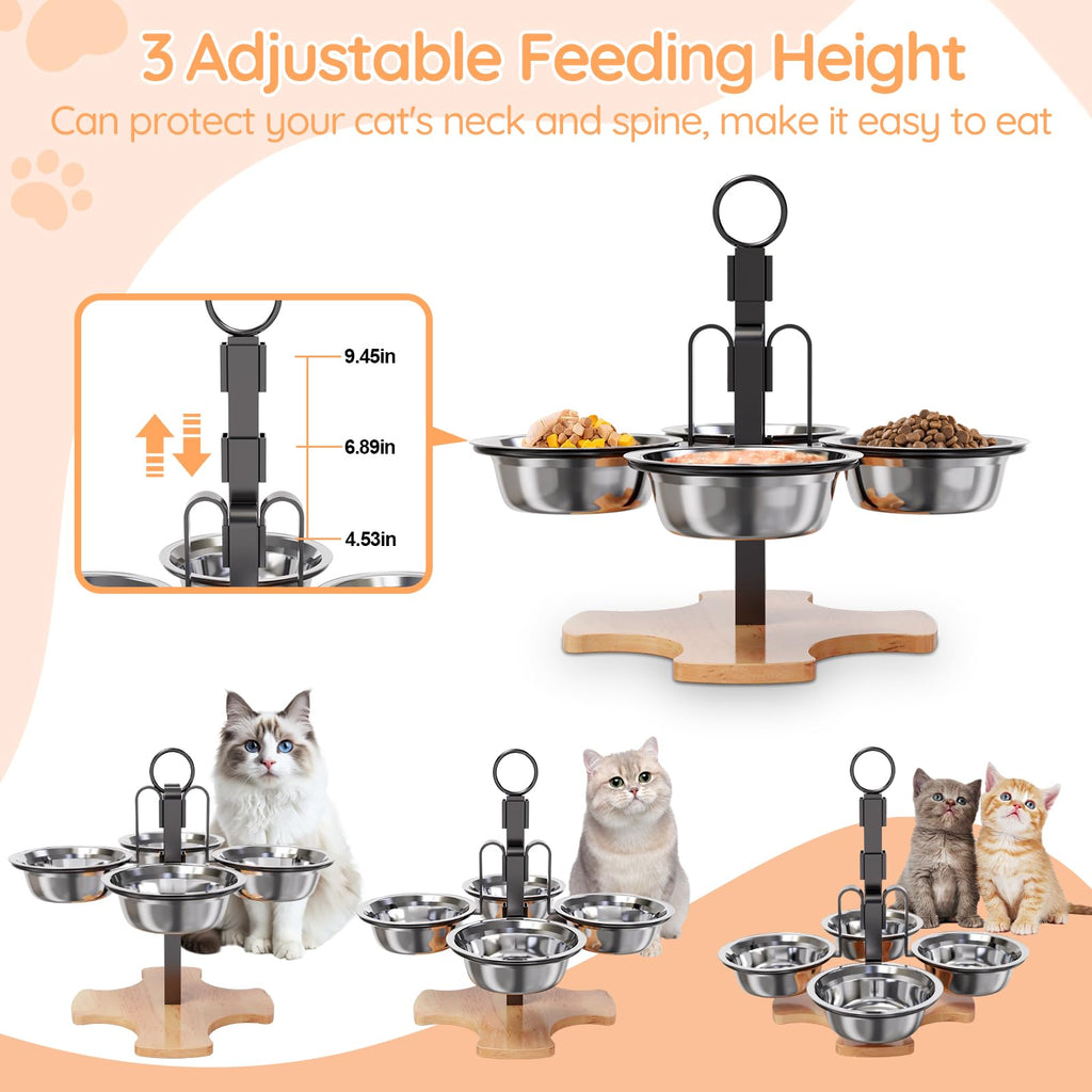 Elevated Cat Bowls with Stand X85613
