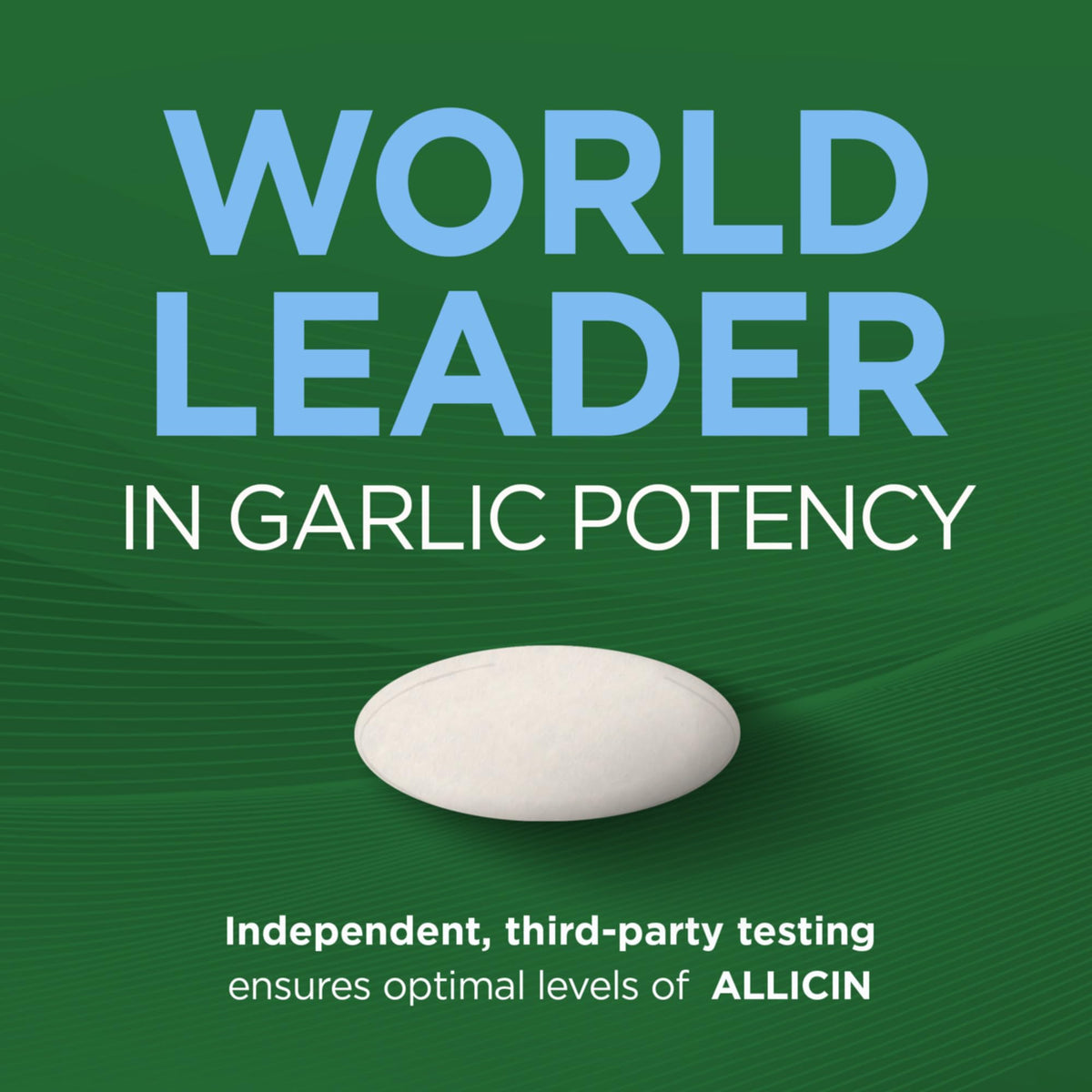 Odorless Vegan Garlic Extract Supplement 60 Caplets B3936