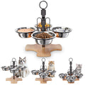 Elevated Cat Bowls with Stand X85613