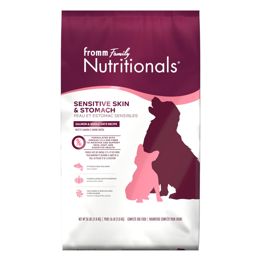 Salmon & Whole Oats Dry Dog Food 26 lb Q1651