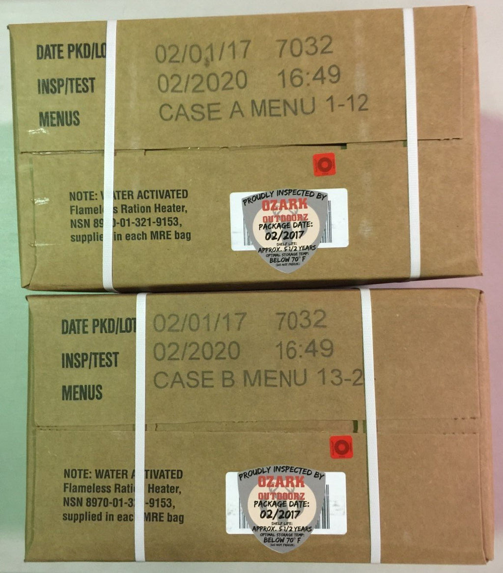 24 Meals Military Surplus Meal Ready to Eat P836