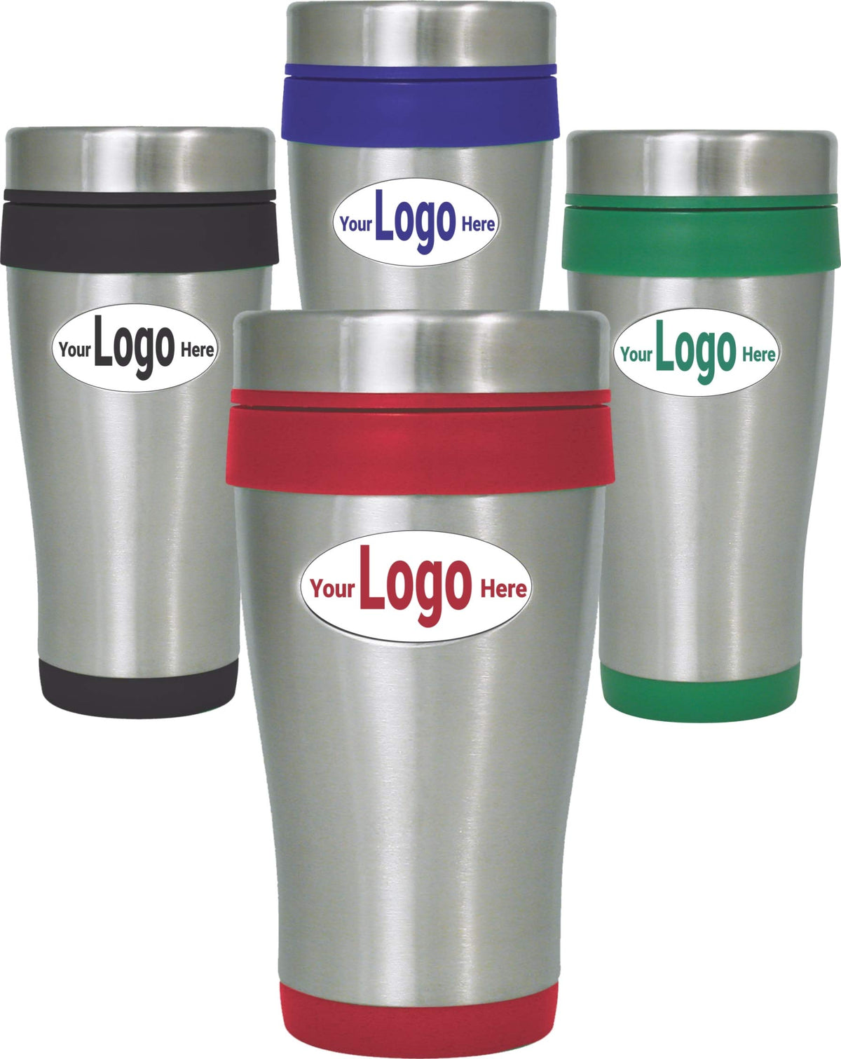 16 oz Stainless Steel Insulated Travel Mugs with Lid C34577
