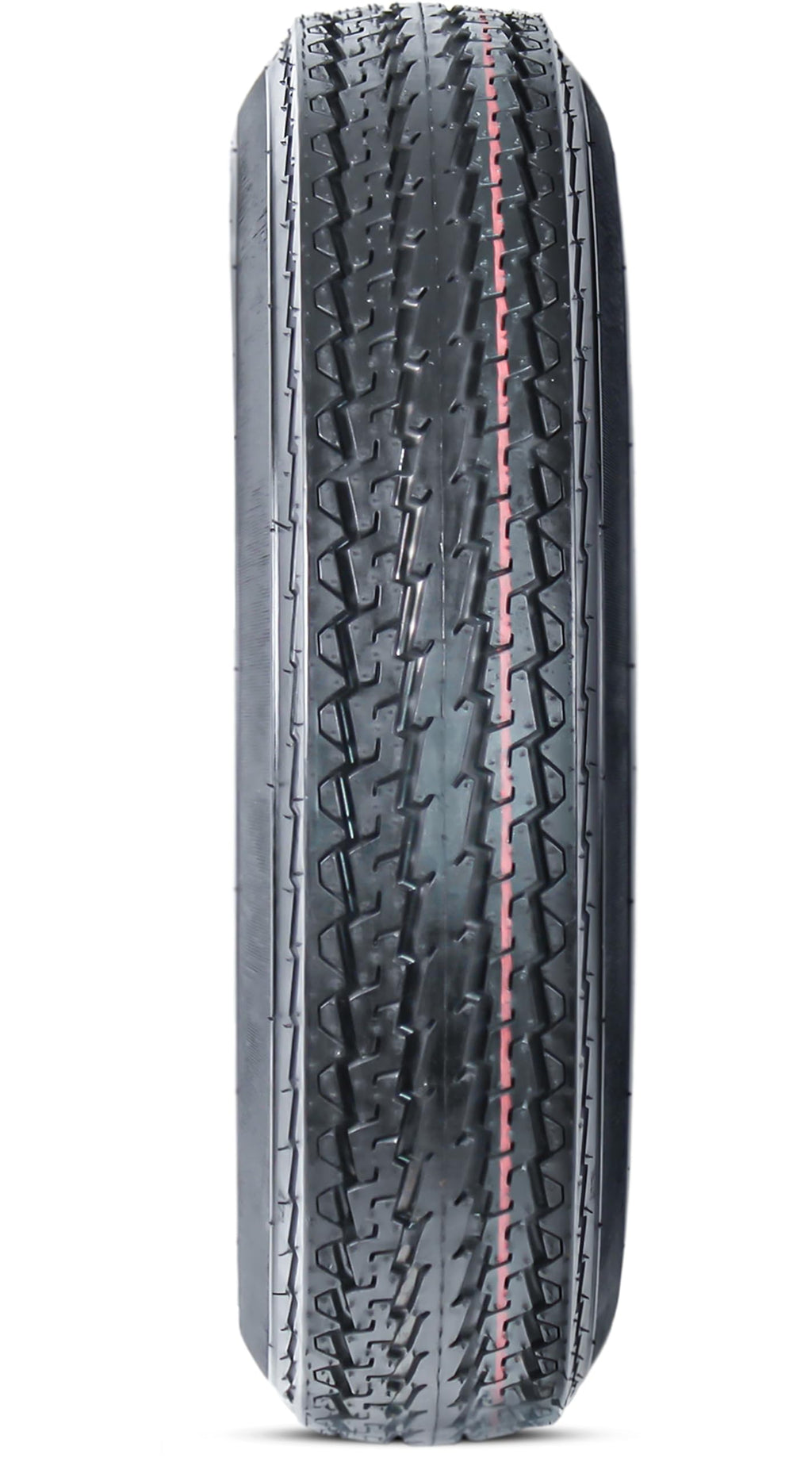 2-Pack Trailer Tire Rim Assembly 4.80-12 5 Lug Black V3535