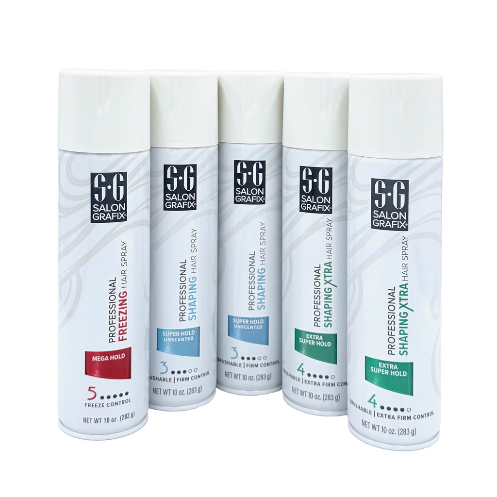 Mega Hold Unscented Quick-Drying Hairspray Pack of 5 I41855