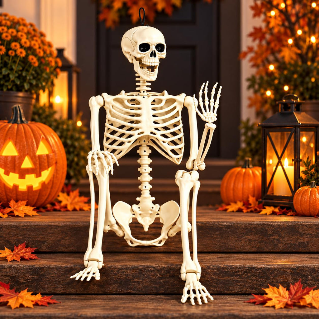 Posable Halloween Skeleton T43079