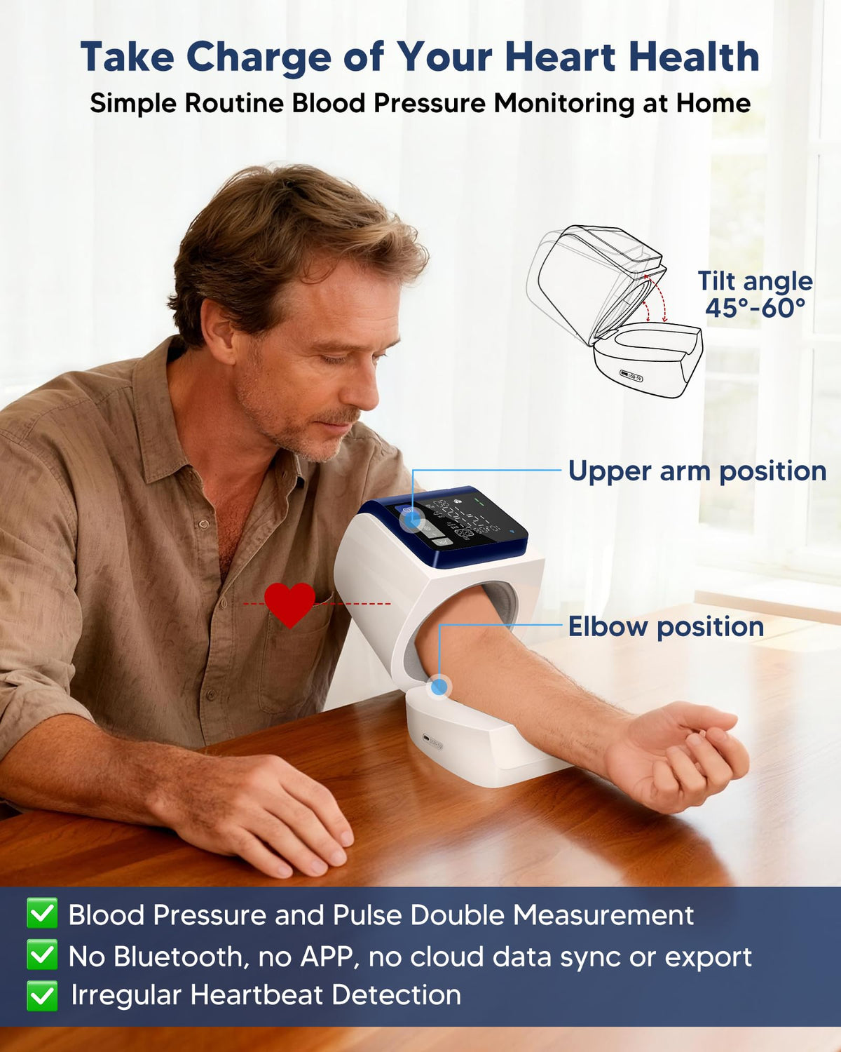 Blood Pressure Monitor Upper Arm Y604272