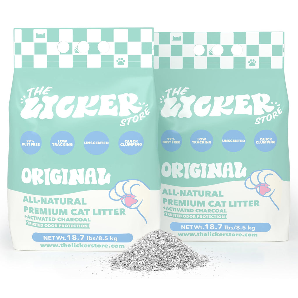 Unscented Clumping Bentonite Clay Cat Litter Set of 2 V173