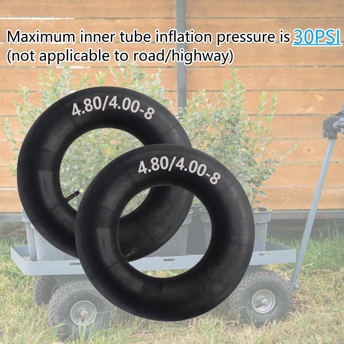 4.80/4.00-8 Heavy Duty Tire Inner Tubes K751642