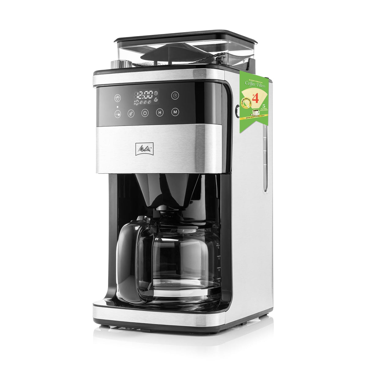 10-Cup Coffee Maker with Built in Burr Grinder C304
