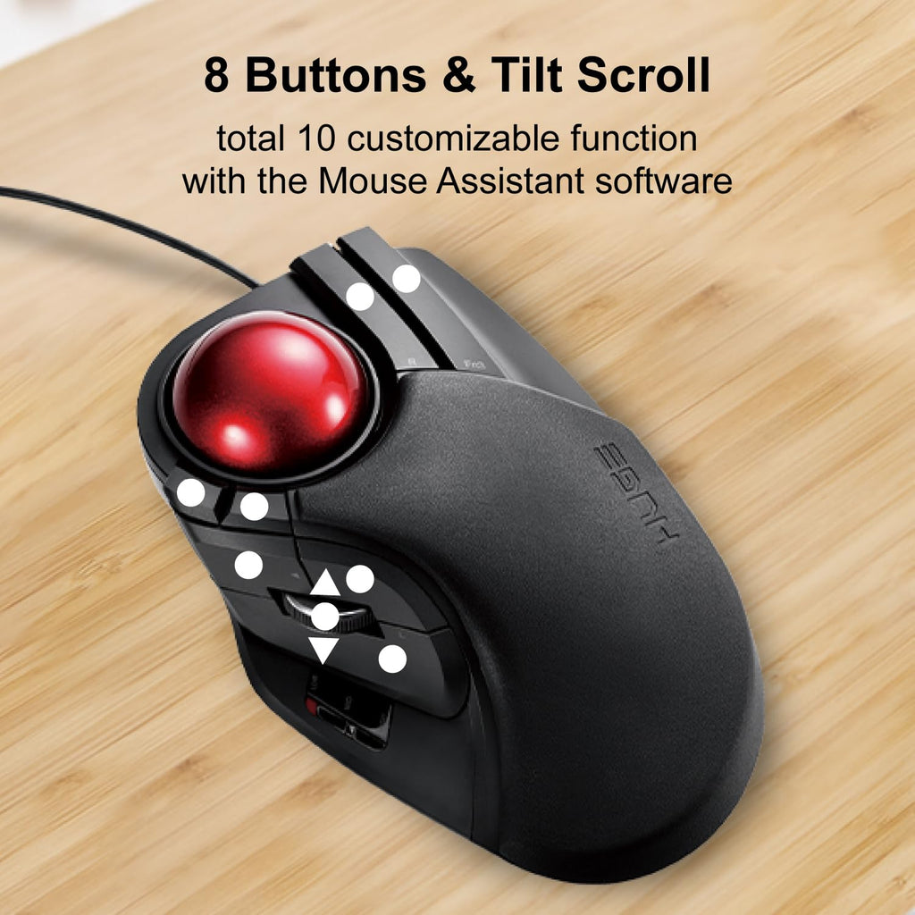 Wired Finger-Operated Trackball Mouse L1155