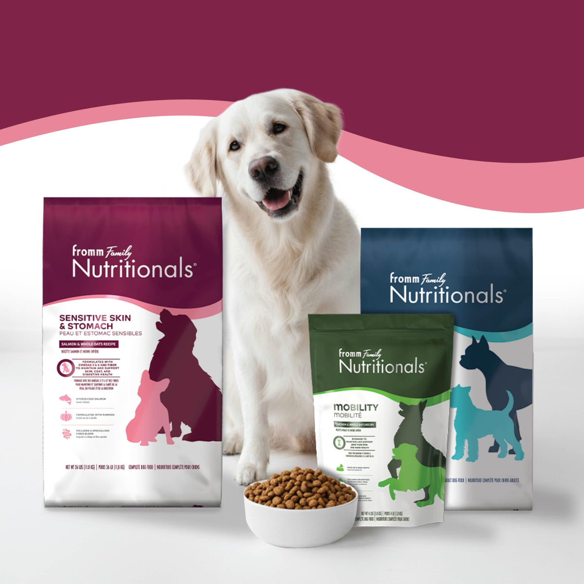 Salmon & Whole Oats Dry Dog Food 26 lb Q1651