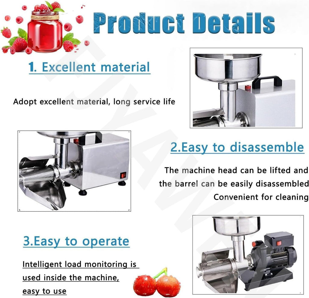 450w Stainless Steel Electric Tomato Strainer Machine M4983