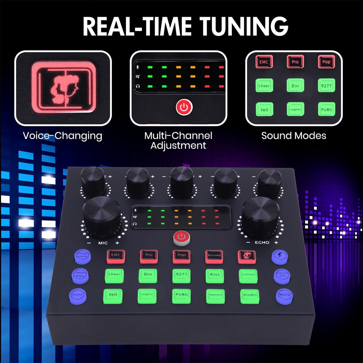 Podcast Equipment Bundle with Voice Changer E1979
