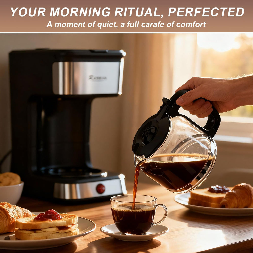 12-Cup Drip Coffee Maker with Glass Carafe C320313