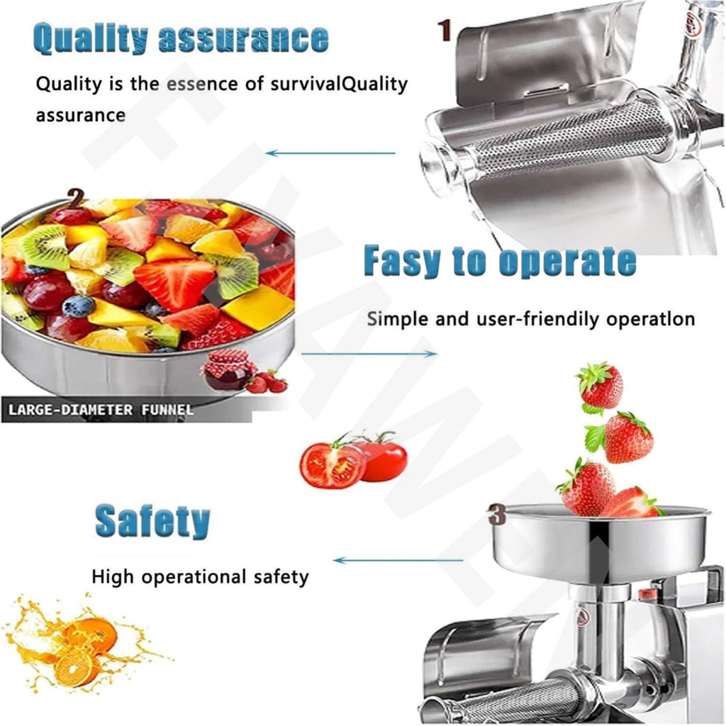 450w Stainless Steel Electric Tomato Strainer Machine M4983