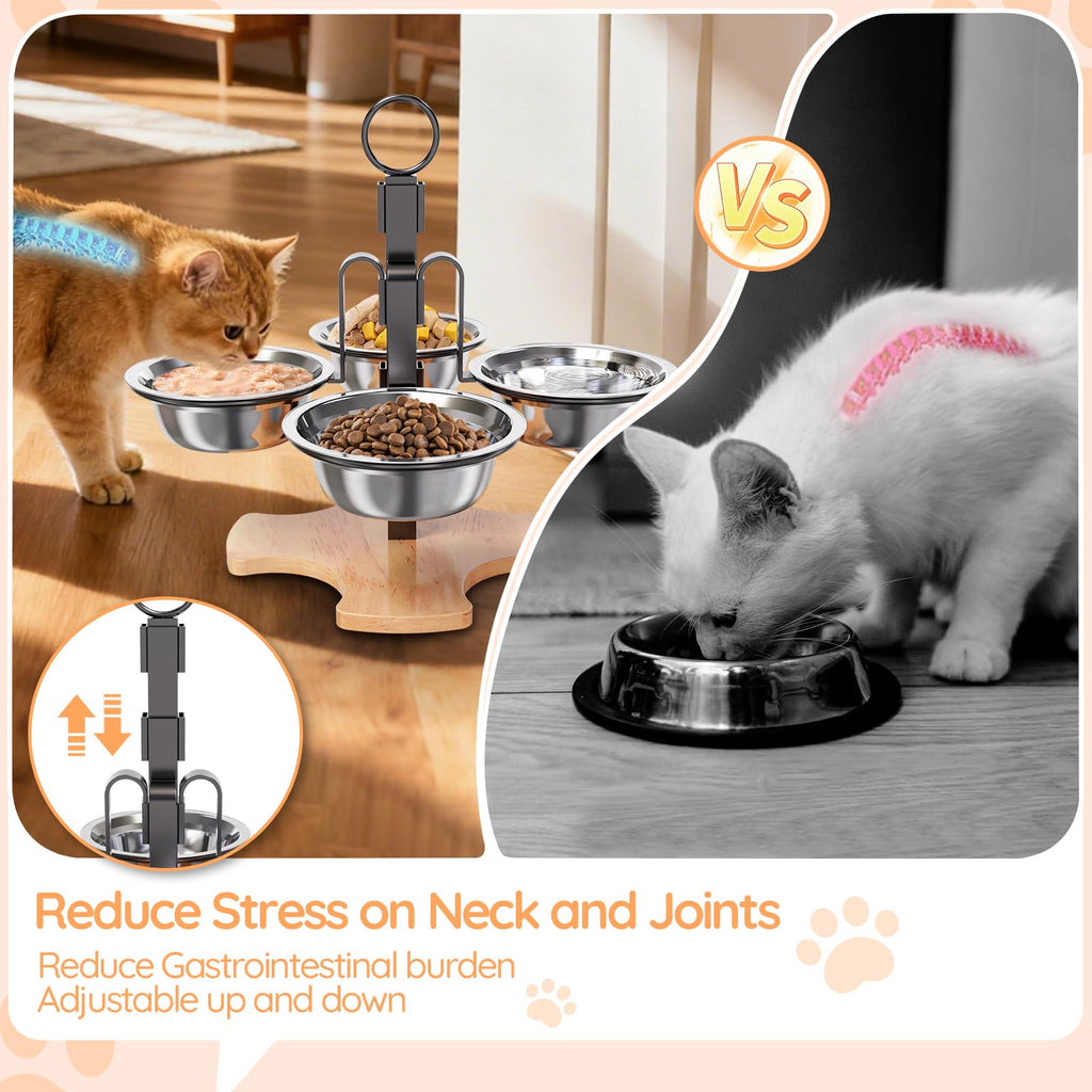 Elevated Cat Bowls with Stand X85613