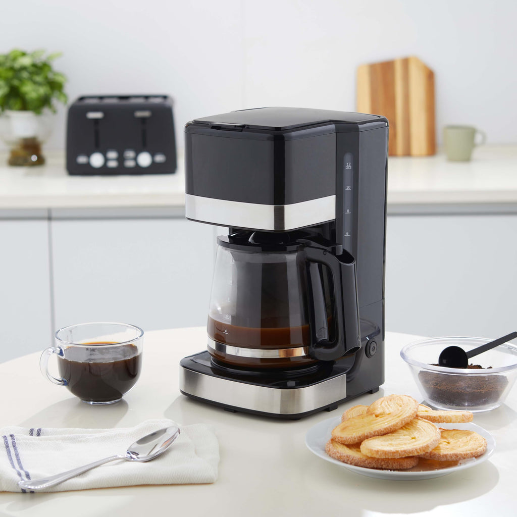 12 Cup Drip Coffee Maker with Glass Carafe Z86267