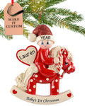 Baby's First Christmas Ornament 2026 Red Horse E371