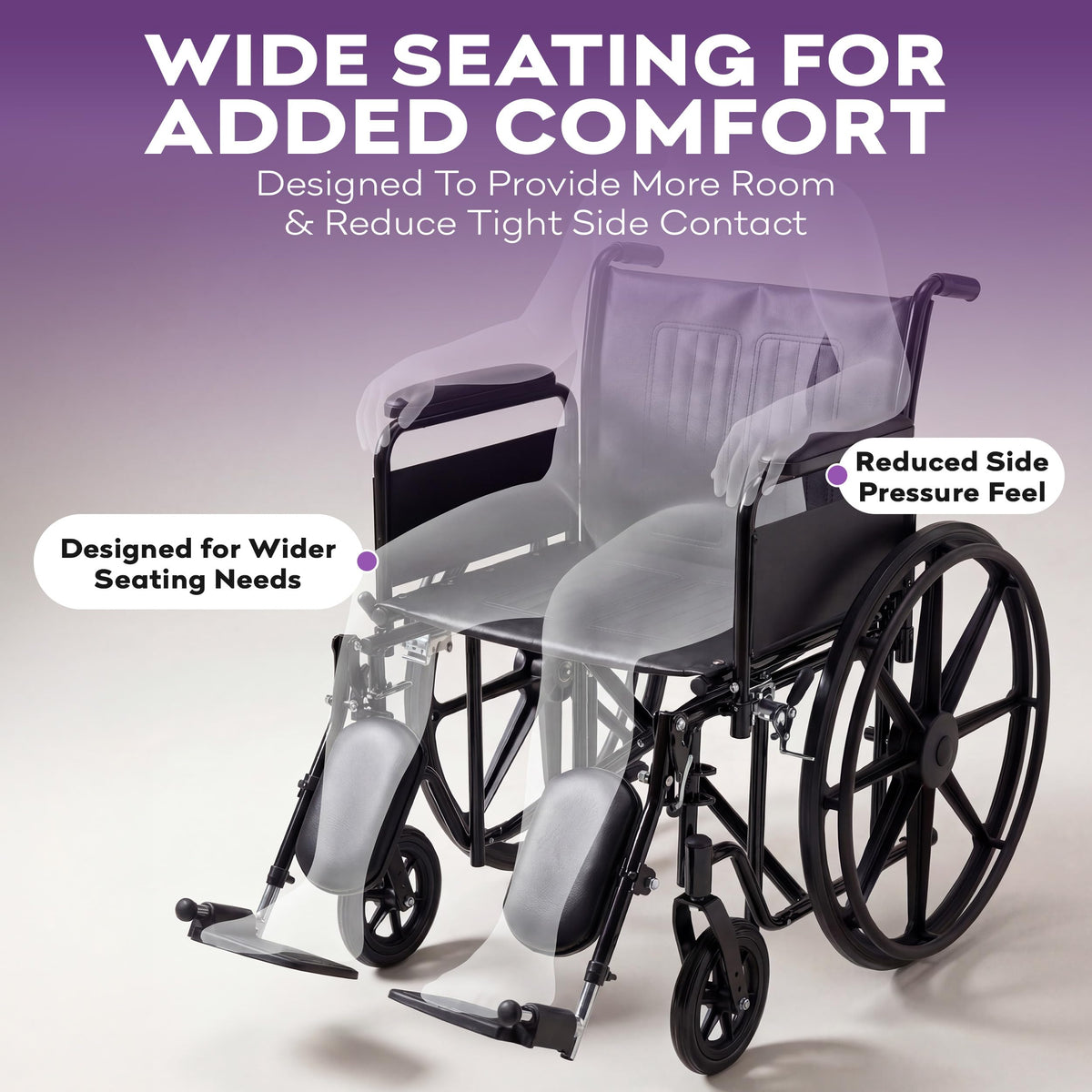 Heavy Duty Bariatric Wheelchair 700lb 30” Seat Width U617