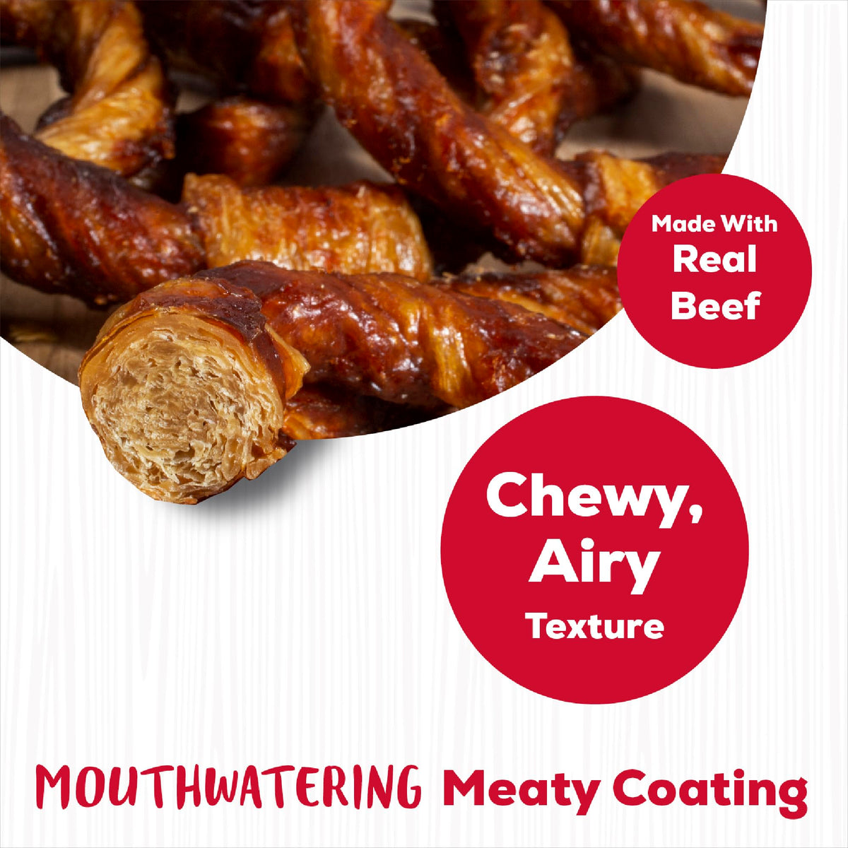 Beef Rings Dog Chews 7 Count J4383