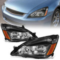 Black Housing Amber Corner Headlight Assembly Set R732550