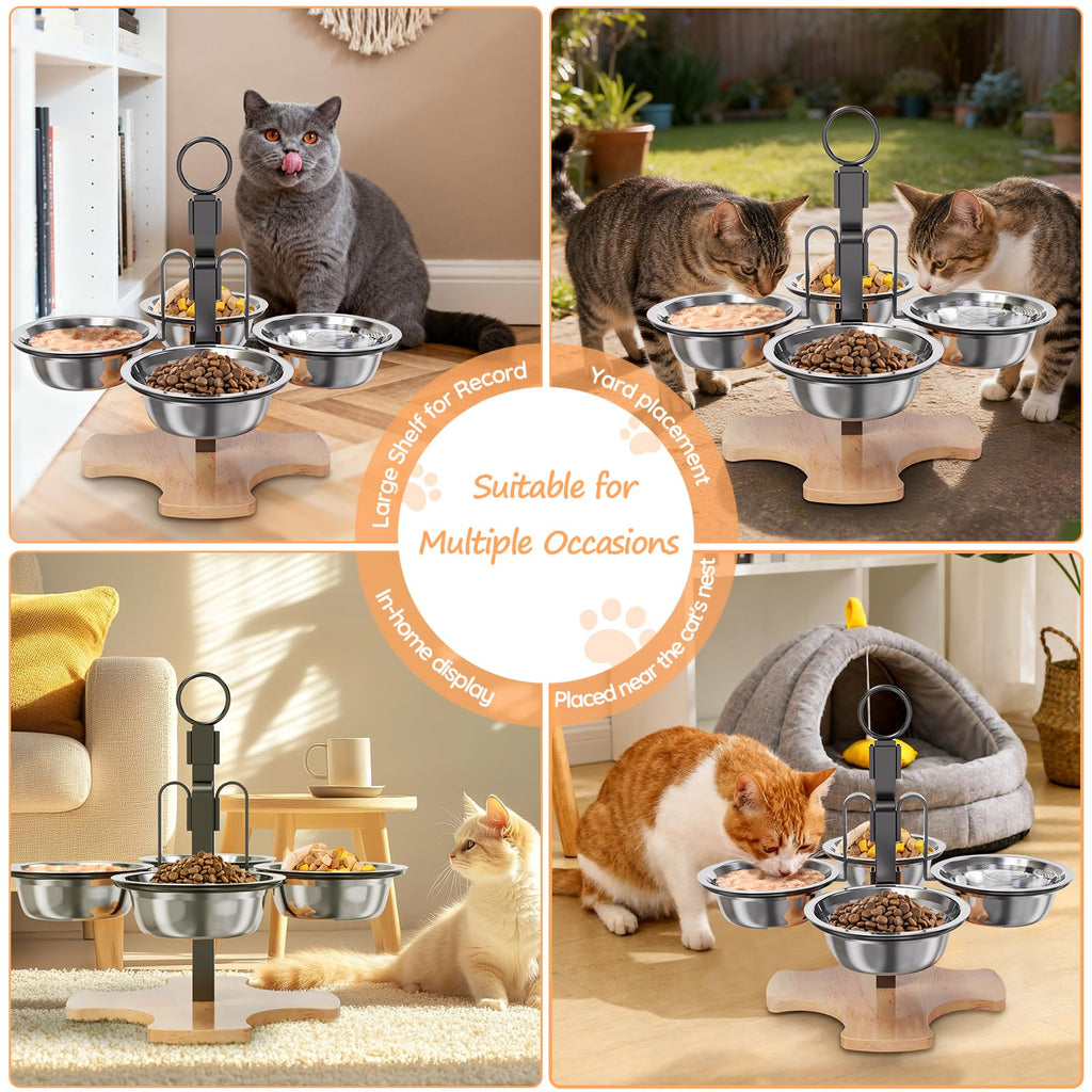 Elevated Cat Bowls with Stand X85613