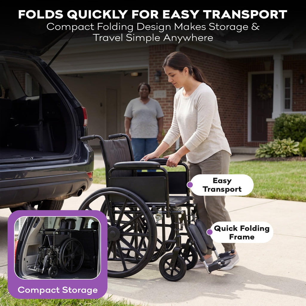 Heavy Duty Bariatric Wheelchair 700lb 30” Seat Width U617