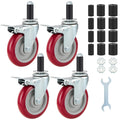 5 Inch Caster Wheels Set of 4 with Brake V8337