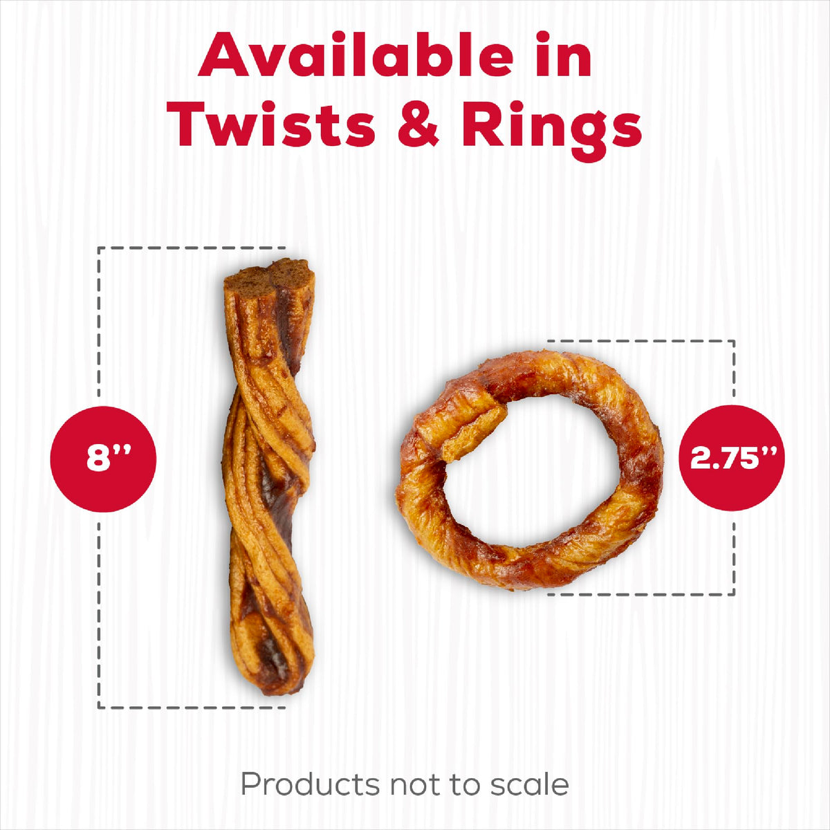 Beef Rings Dog Chews 7 Count J4383
