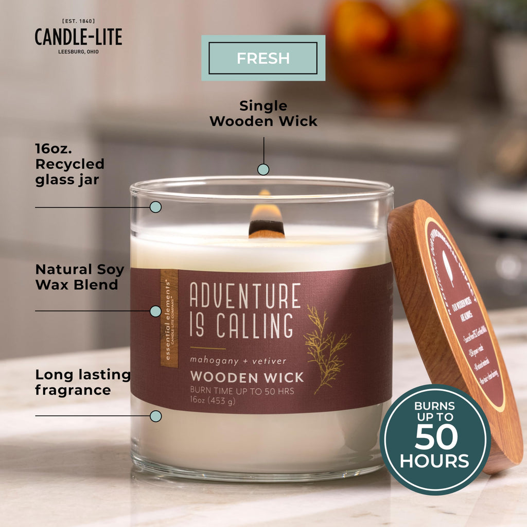 16 oz Scented Jar Candle W3881