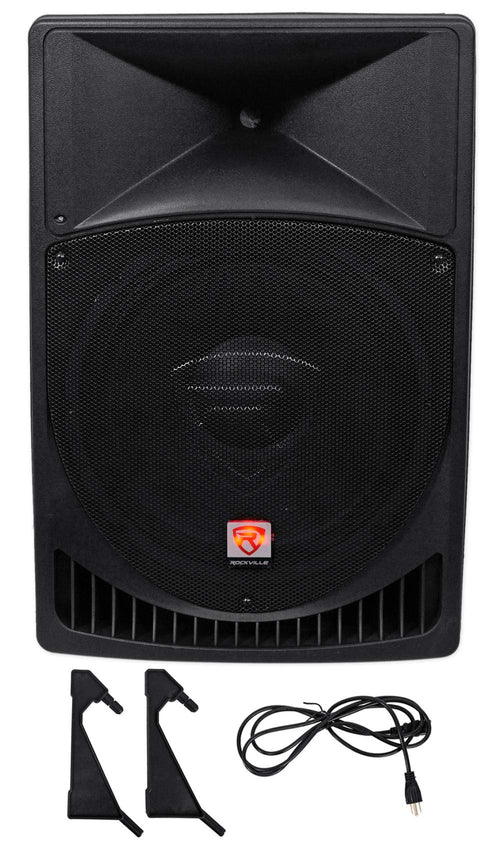 15" 1000W PA Speaker 2-Pack with Mics E97052
