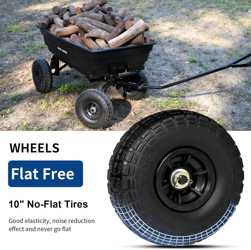 Poly Garden Dump Cart 600 lbs 4 Cu Ft S20894
