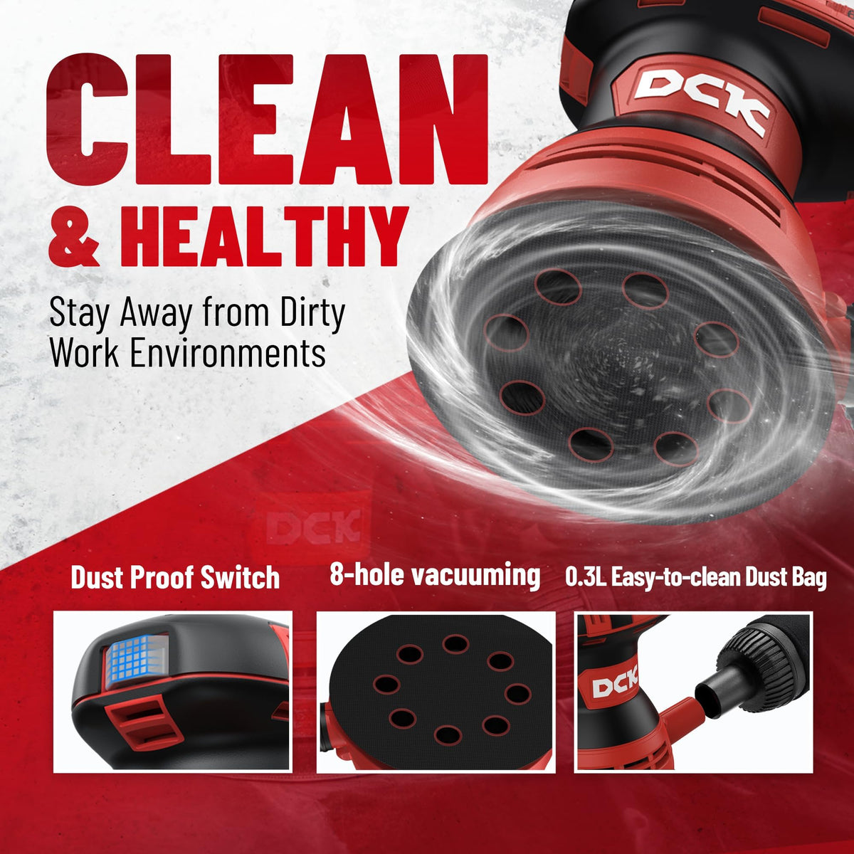 3.0 AMP Corded Random Orbital Sander I85542