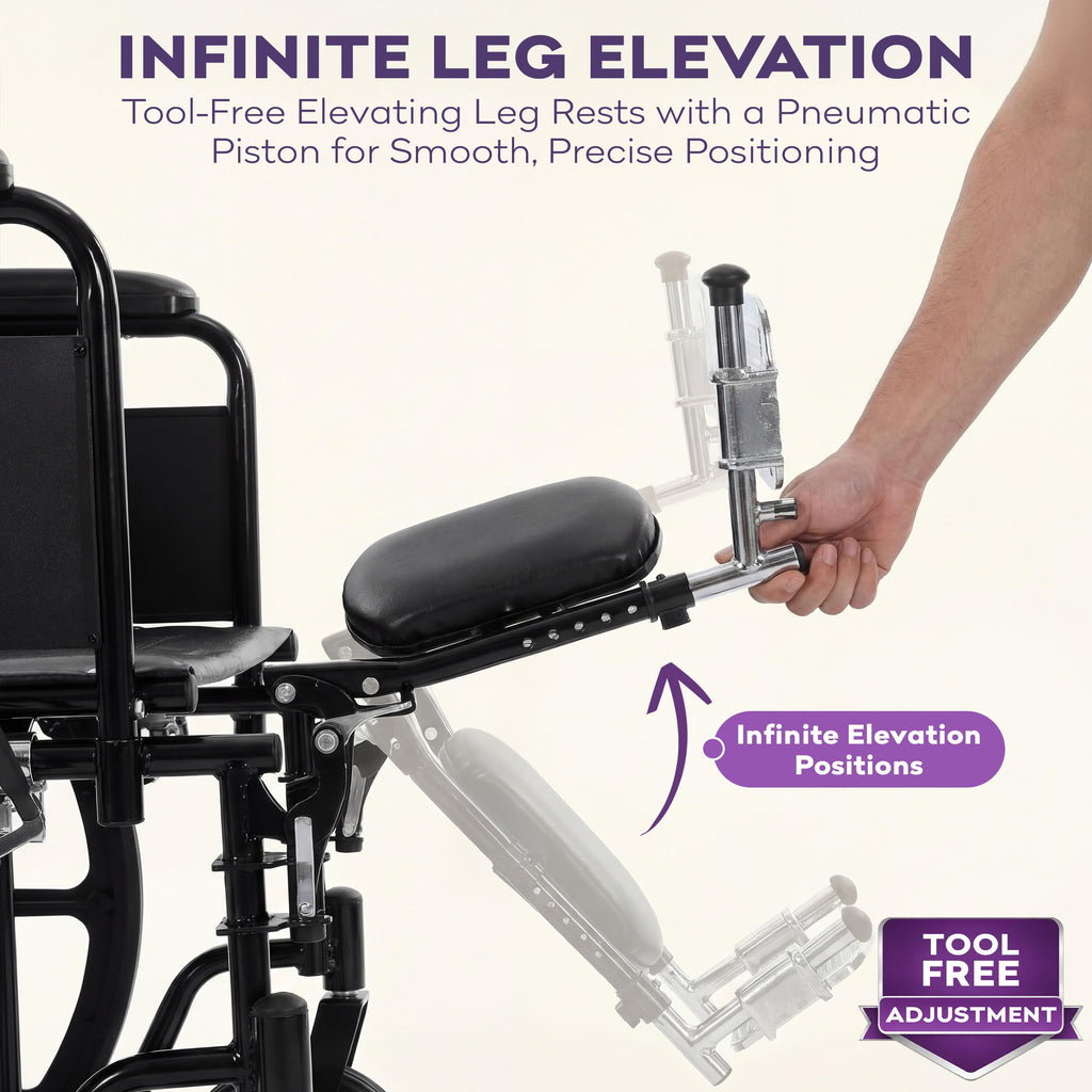 Heavy Duty Bariatric Wheelchair 700lb 30” Seat Width U617