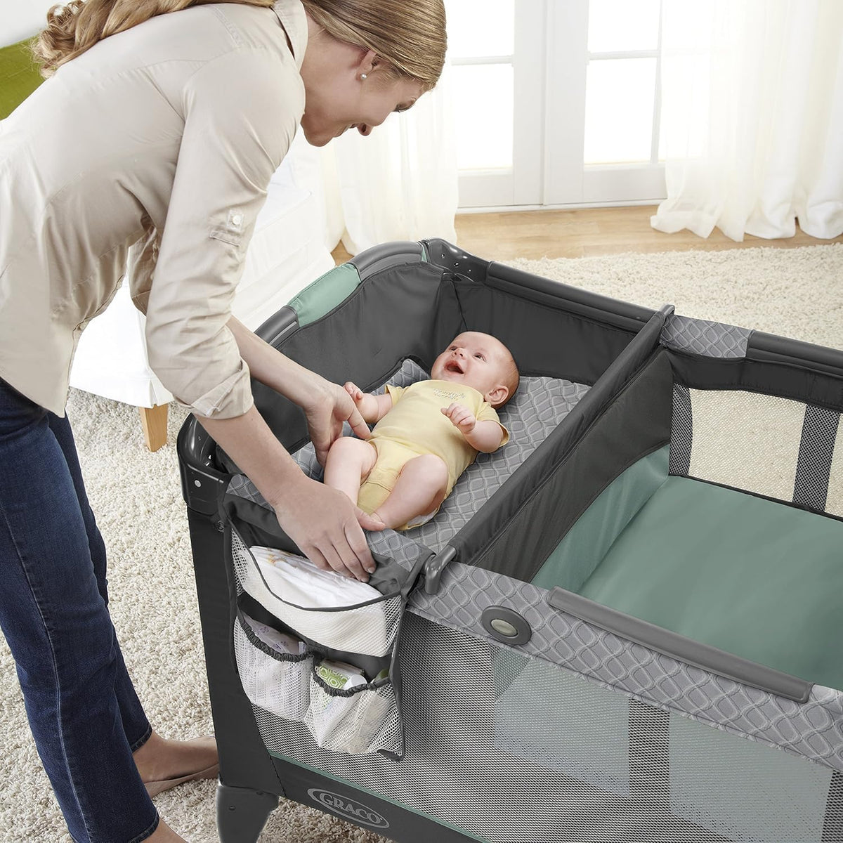 Pack and Play Playard with Portable Changing Station S60308