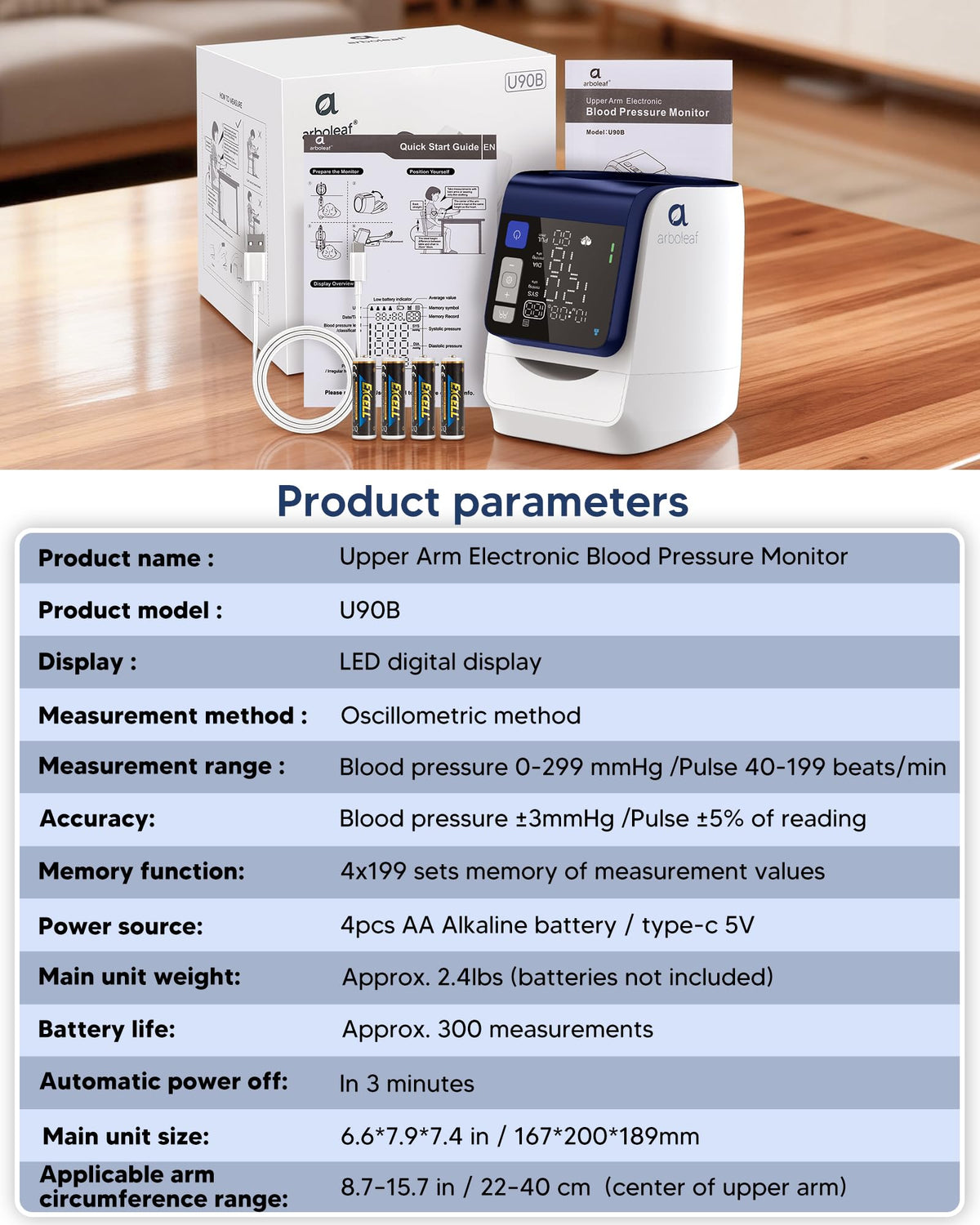 Blood Pressure Monitor Upper Arm Y604272