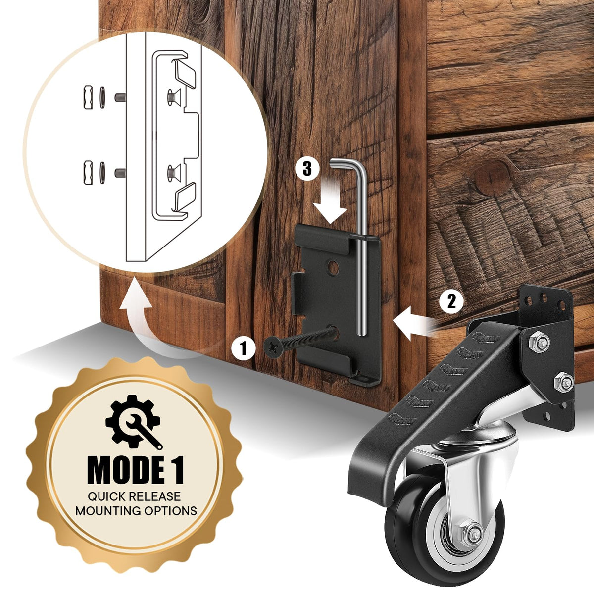 Workbench Casters Kit 600Lbs 4P W893193