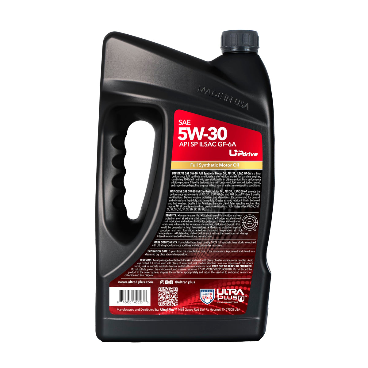 5W-30 Full Synthetic Motor Oil 5 Quart F347748