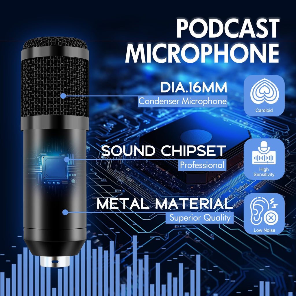 Podcast Equipment Bundle with Voice Changer E1979