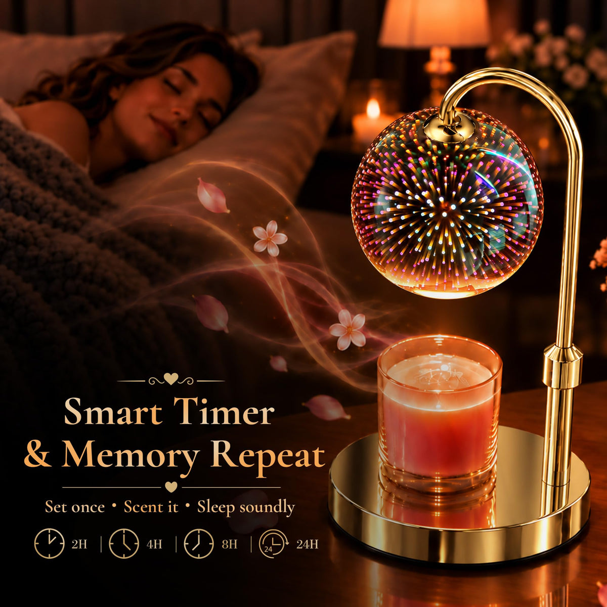 Candle Warmer Lamp Dimmable Timer U456905
