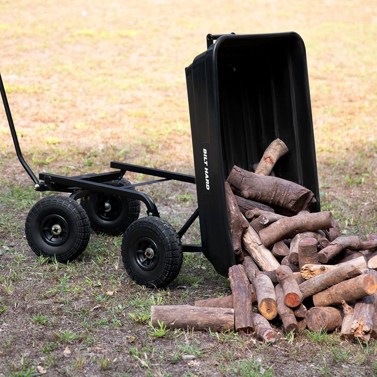 Poly Garden Dump Cart 600 lbs 4 Cu Ft S20894