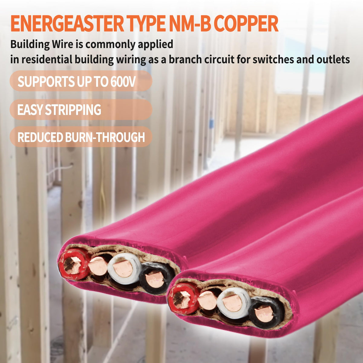 10/3 NM-B Copper Cable with Ground 50FT I744