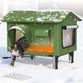 24" Heated Cat House with Escape Door N335721