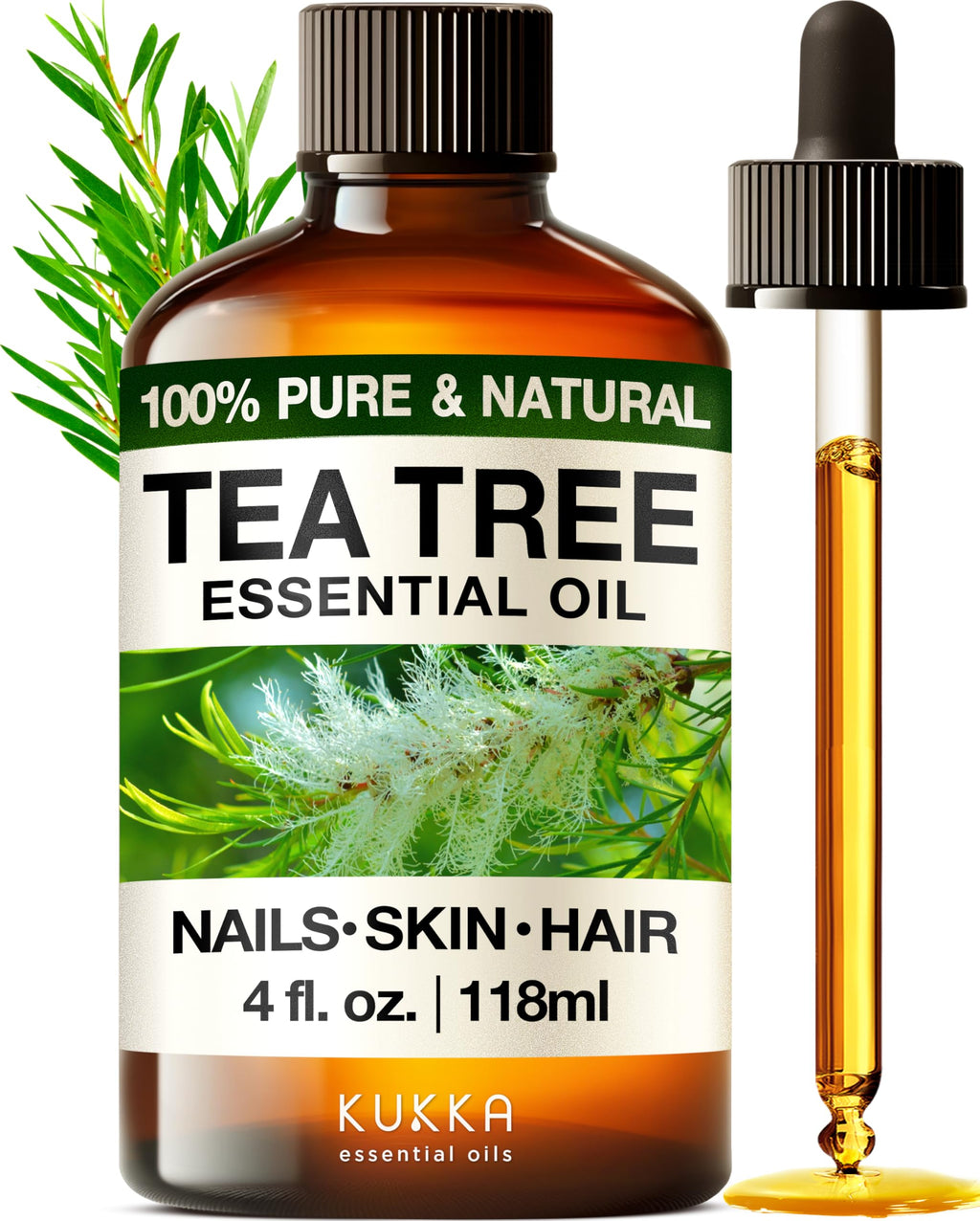 Lavender & Tea Tree Essential Oil Set 2x4 fl oz R7292